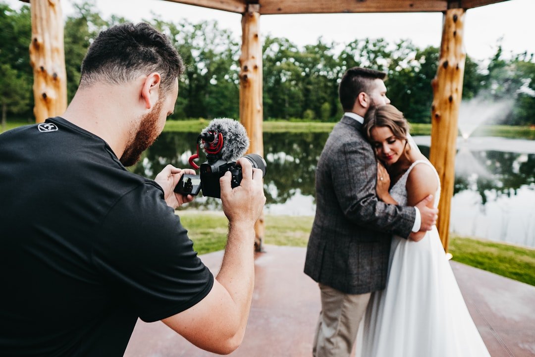 Fotógrafo de boda en estudio